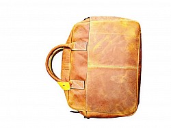 Crazy top grain leather laptop bags