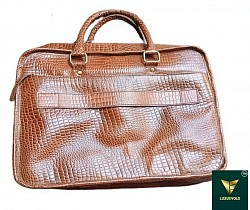 Top grain leather crocodile Finish executive bags