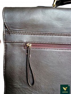 Top grain leather executive bags