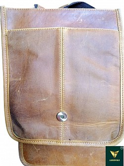 Top grain leather sling bags